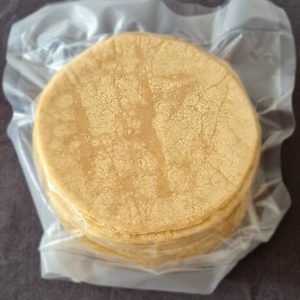 Tortillas de maíz amarillo 12 cm. Taquera